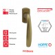 Hoppe New York 32-42mm (VarioFit) Secustik Pencere Kolu F4 Bronz
