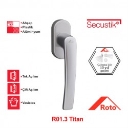 Roto Rotoline Secustik Pencere Kolu 40 mm - Titan