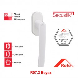 Roto Rotoline Secustik Pencere Kolu 40 mm - R.072 Beyaz