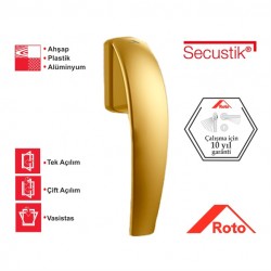 Roto Swing Secustik 43 mm Pencere Kolu R.031 Altın Sarısı