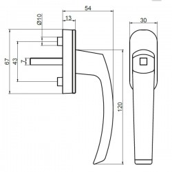 Windoform Lara Standart Pencere Kolu Beyaz*