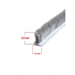 Sürme ve Cam Balkon Kıl Fitil ( Taban 6,7 x Yükseklik 6,5 mm )