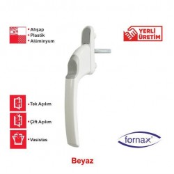 Pencere Kolu Dar Kilitsiz R-9016 Beyaz