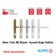 Hoppe New York 85 Eksen Aynalı Kapı Kolu - F8707 Koyu Kahve Hoppe New York 85 Eksen Aynalı Kapı Kolu - F8707 Koyu Kahve