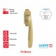 Hoppe New York Çocuk Emniyetli KISI2 Pencere Kolu - F4 Bronz Hoppe New York Çocuk Emniyetli KISI2 Pencere Kolu - F4 Bronz